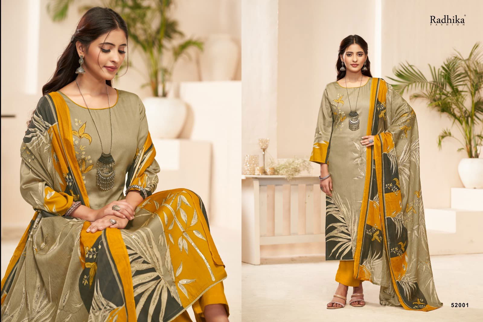 Aleena By Radhika Azara Jam Cotton Dress Material Exporters In India